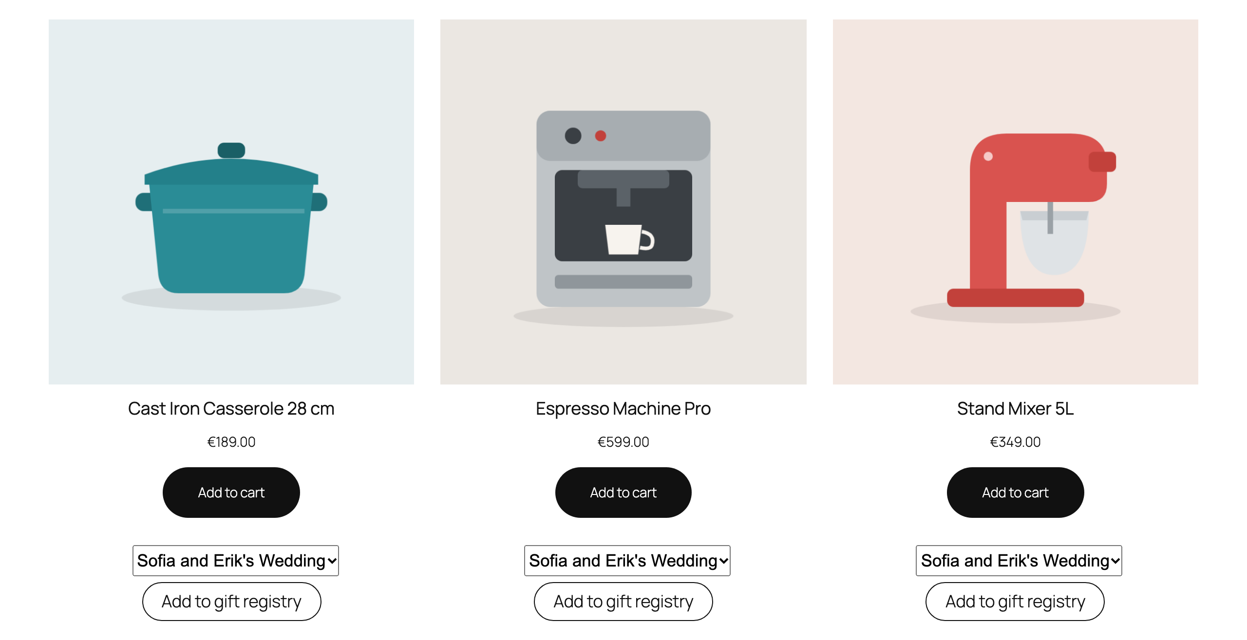 Shop page button